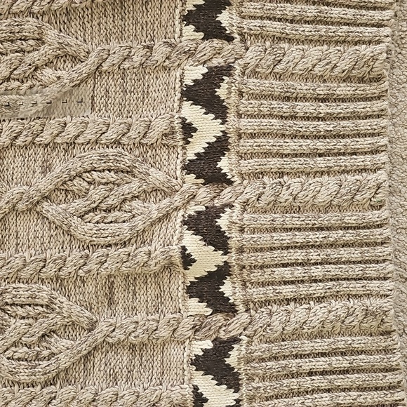 POLO RALPH LAUREN Women AZTEC Cable Knit SWEATER - Picture 4 of 7